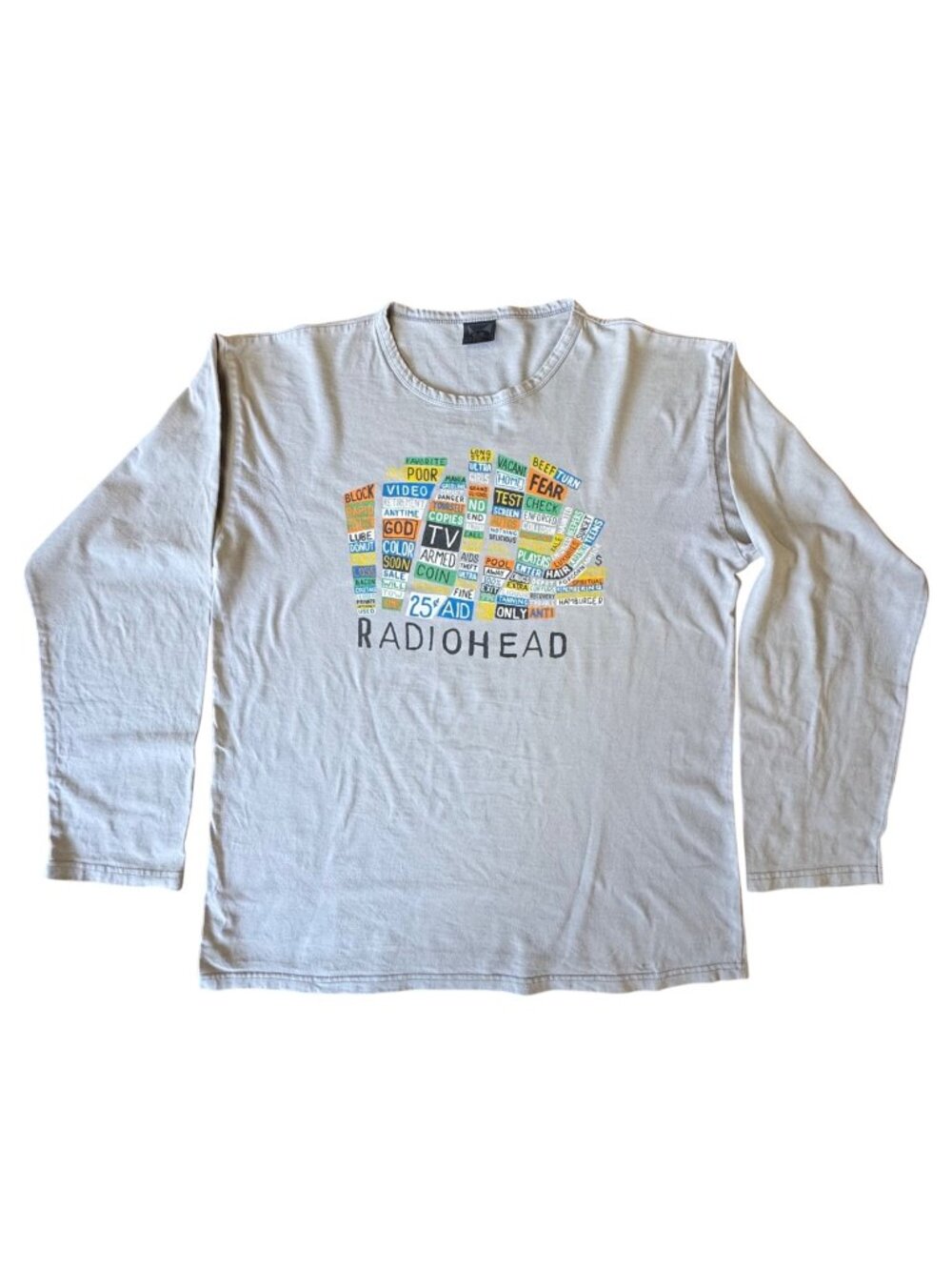 RADIOHEAD 2003 Hail to the Thief Tour T-Shirt Mens L Vintage Band Concert Tee